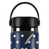 Blue and Cream Polka Dots Hydro Flask 20oz Wide Mouth Skin