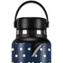 Blue and Cream Polka Dots Hydro Flask 32oz Wide Mouth Skin