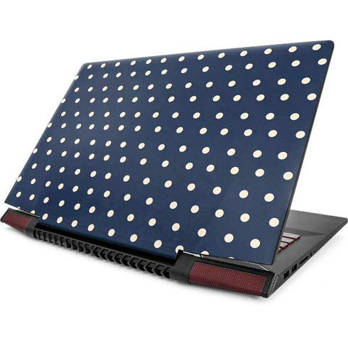 Blue and Cream Polka Dots Lenovo IdeaPad Skin