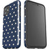 Blue and Cream Polka Dots iPhone 11 Impact Case