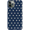 Blue and Cream Polka Dots iPhone 11 Pro Lite Case