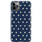 Blue and Cream Polka Dots iPhone 11 Pro Max Lite Case