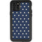 Blue and Cream Polka Dots iPhone 11 Pro Waterproof Case