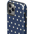 Blue and Cream Polka Dots iPhone 12 Pro Impact Case