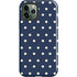 Blue and Cream Polka Dots iPhone 12 Pro Max Impact Case