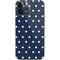 Blue and Cream Polka Dots iPhone 13 Pro Max Skin