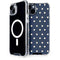 Blue and Cream Polka Dots iPhone 14 MagSafe Case