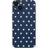 Blue and Cream Polka Dots iPhone 14 Plus Skin