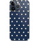 Blue and Cream Polka Dots iPhone 15 Pro Skin