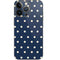Blue and Cream Polka Dots iPhone 14 Pro Skin