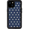 Blue and Cream Polka Dots iPhone 15 Plus Waterproof Case