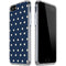 Blue and Cream Polka Dots iPhone SE (2nd & 3rd Gen) Clear Case