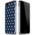 Blue and Cream Polka Dots iPhone SE (2nd & 3rd Gen) Clear Case