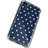 Blue and Cream Polka Dots iPhone SE (2nd & 3rd Gen) Clear Case