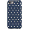 Blue and Cream Polka Dots iPhone SE (2nd & 3rd Gen) Pro Case