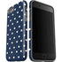 Blue and Cream Polka Dots iPhone SE (2nd & 3rd Gen) Pro Case