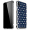 Blue and Cream Polka Dots iPhone XR Clear Case