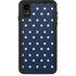 Blue and Cream Polka Dots iPhone XR Waterproof Case