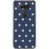 Blue and Cream Polka Dots LG K51/Q51 Clear Case