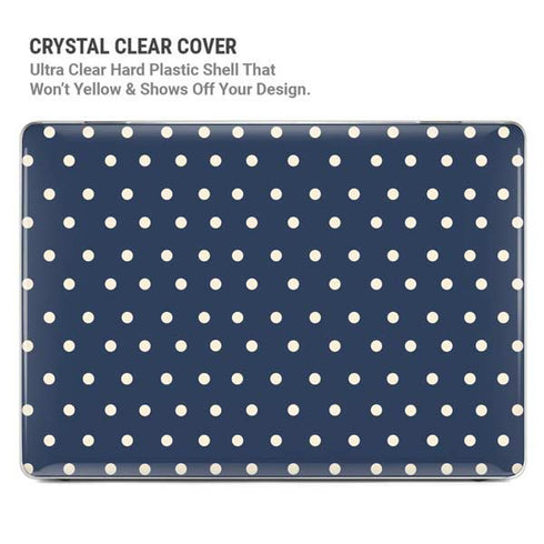 Blue and Cream Polka Dots MacBook Air 13in M1 (2021) Case plus Skin