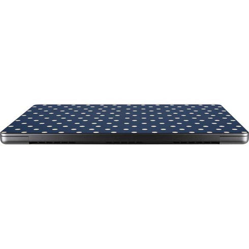 Blue and Cream Polka Dots MacBook Pro 14in (2021-24) Skin