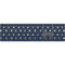 Blue and Cream Polka Dots Magic Keyboard with Numeric Keypad Skin