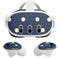Blue and Cream Polka Dots Meta Quest 3 Skin