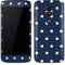Blue and Cream Polka Dots Moto E5 Play Skin