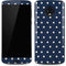Blue and Cream Polka Dots Moto G6 Skin