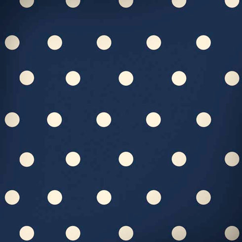 Blue and Cream Polka Dots Moto G6 Skin