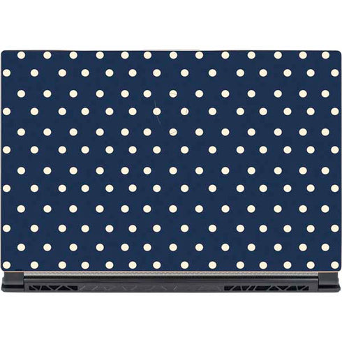 Blue and Cream Polka Dots MSI GS65 Stealth Laptop Skin