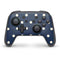 Blue and Cream Polka Dots Nintendo Switch Pro Controller Skin