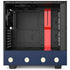 Blue and Cream Polka Dots NZXT H510 Compact ATX Mid-Tower Case Skin