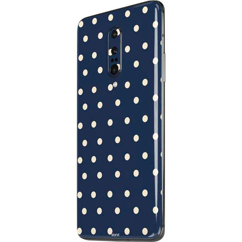 Blue and Cream Polka Dots OnePlus 7 Pro Skin