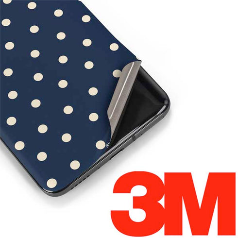 Blue and Cream Polka Dots OnePlus 7 Pro Skin