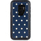Blue and Cream Polka Dots Otterbox Defender Galaxy Skin