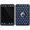 Blue and Cream Polka Dots Otterbox Defender iPad Skin
