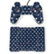 Blue and Cream Polka Dots PlayStation Classic Bundle Skin