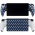 Blue and Cream Polka Dots PlayStation Portal Remote Player Skin
