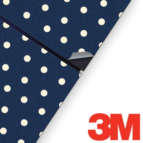 Blue and Cream Polka Dots PS4 Console and Controller Bundle Skin
