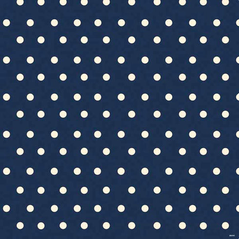 Blue and Cream Polka Dots PS4 Console Skin