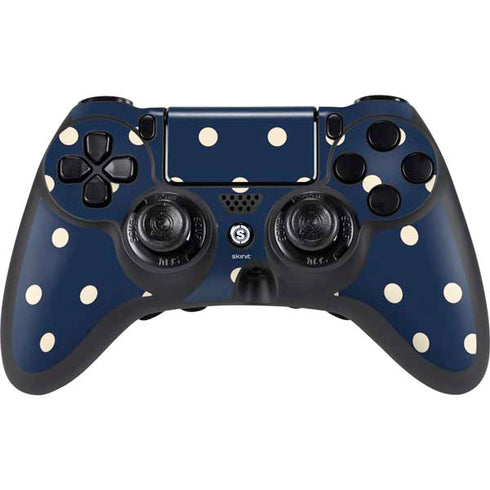 Blue and Cream Polka Dots PS4/PC SCUF Impact Controller Skin