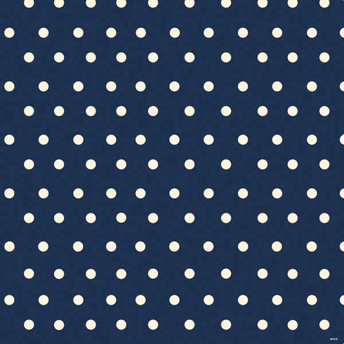 Blue and Cream Polka Dots PS4 Slim Skin
