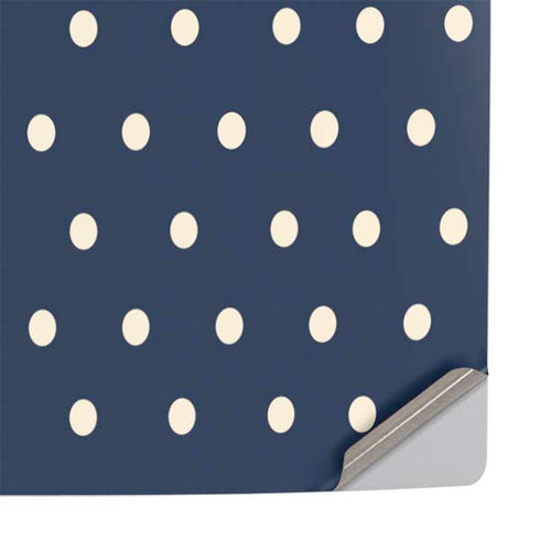 Blue and Cream Polka Dots PS5 Console Skin
