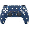 Blue and Cream Polka Dots PS5 Controller Skin