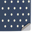 Blue and Cream Polka Dots PS5 Slim Disk Console Skin