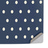 Blue and Cream Polka Dots PS5 Slim Digital Edition Console Skin