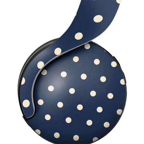 Blue and Cream Polka Dots PULSE 3D Wireless Headset for PS5 Skin