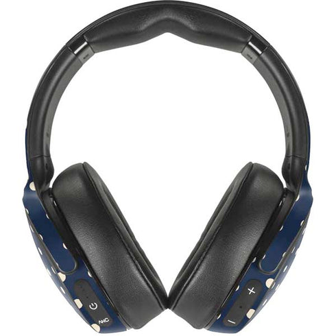 Blue and Cream Polka Dots Skullcandy Venue Skin