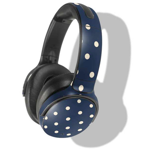 Blue and Cream Polka Dots Skullcandy Venue Skin